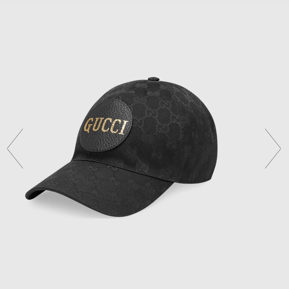GG canvas baseball hat